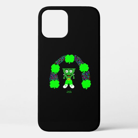 St. Patrick's FrankenCheese Apple iPhone 12 Coque (Verso)