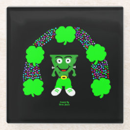 St. Patrick's FrankenCheese Glass Onderzetter
