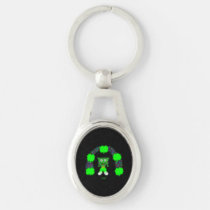 St. Patrick's FrankenCheese Oval Sleutelhanger