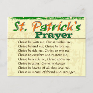 St. Patrick's gebed, Christus in me Briefkaart