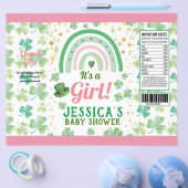 St Patrick's Girl Baby shower Chip Bag Wrapper Flyer (Enkel)