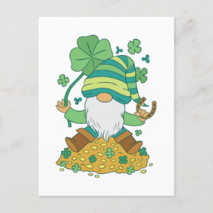 St. Patrick's Gnome Briefkaart