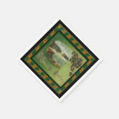St. Patrick's Greetings Celtic Knot Border Napkins Servet (Hoek)