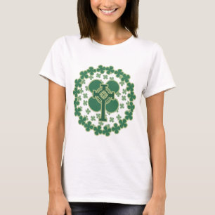 St Patricks het Kruis van de Klavers van de Dag T-shirt