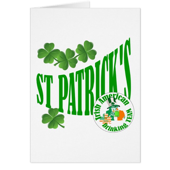 St patrick's Irish American (Voorkant)