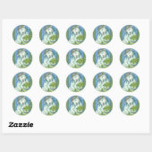 ST. PATRICK'S IRISH EWE & SHAMROCK STICKERS Sheet (Feuille)
