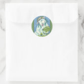 ST. PATRICK'S IRISH EWE & SHAMROCK STICKERS Sheet (Sac)