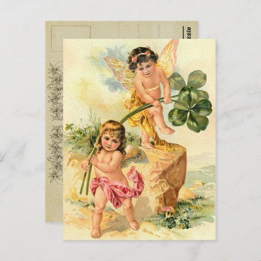  St. Patrick's Irish Faeries Briefkaart (Voorkant / Achterkant)