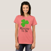 St Patricks Irish Mam wil worden T-shirt (Voorkant volledig)