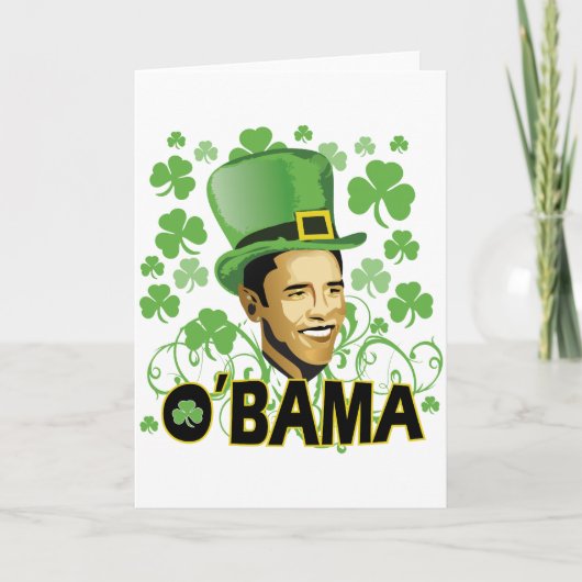 St Patrick's Irish O'Bama 2009 Kaart (Voorkant)