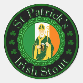 St. Patrick's Irish Stout Ronde Sticker