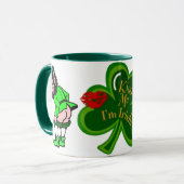 St. Patrick's Kiss Me Ik ben Iers Mok (Voorkant links)