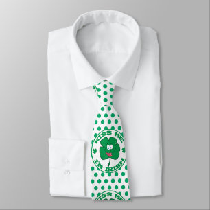 St. Patrick's Kiss Me I'm Irish Polka Dot Necktie Stropdas