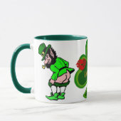 St. Patrick's Kiss Me Je suis Irish Mug (Gauche)