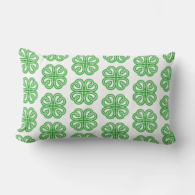 St. Patrick's Klaver Kussen (Voorkant)