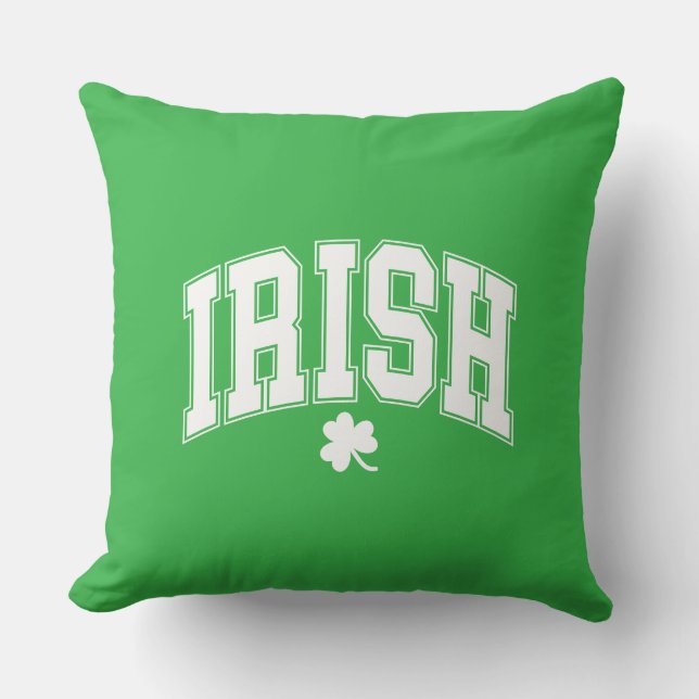 St. Patrick's Kloverkussen Kussen (Voorkant)