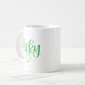 St. Patrick's koffiemok (Voorkant links)