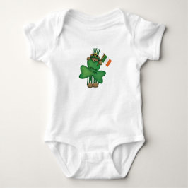 St. Patrick's Kus Me Ierse Teddydbeer Baby Rompert Romper