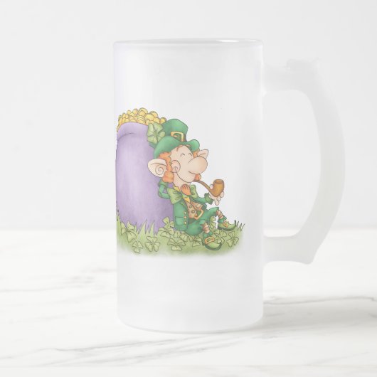 St. Patrick's Leprechaun and Blessing Beer Mug - S (Droit)
