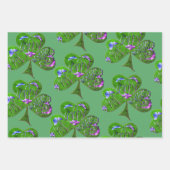 St. Patrick's Leprechaun Shamrocks inpakpapier (Voorkant 2)