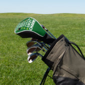 St Patrick's leraar Lucky Charm Clover Irish Golfheadcover (Insitu)
