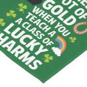 St Patrick's leraar Lucky Charm Clover Irish Korte Tafelloper (Hoek)