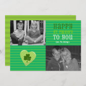 St. Patrick's Love Carte photo (Devant / Derrière)