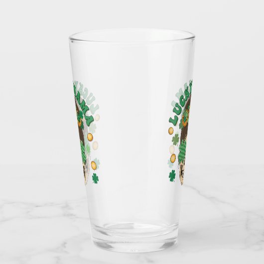 St. Patrick's Lucky Mama Skeleton Glas (Rechts)
