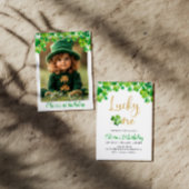 St. Patricks Lucky One Birthday Invitation