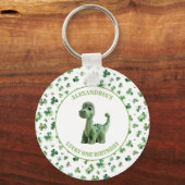 St Patricks Lucky One Dinosaur Sleutelhanger (Voorkant)
