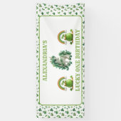 St Patricks Lucky One Eenhoorn Banner (Verticaal)