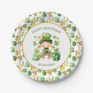 St Patricks Lucky One First Birthday Paper Bord