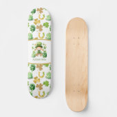 St Patrick's Lucky One Verjaardag Skateboard (Voorkant)