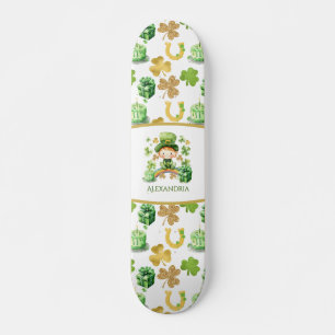 St Patrick's Lucky One Verjaardag Skateboard