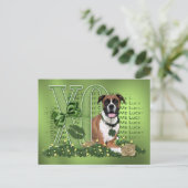 St Patricks - Me Lucky Charm - Boxer - Vindy Briefkaart (Staand voorkant)