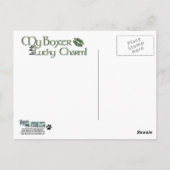 St Patricks - Me Lucky Charm - Boxer - Vindy Briefkaart (Achterkant)