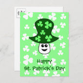 St. Patrick's Mushroom Briefkaart (Voorkant / Achterkant)