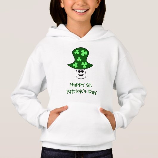 St. Patrick's Mushroom Trui (Kind) (Voorkant)