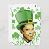 St Patrick's O'Bama 2009 Briefkaart (Voorkant / Achterkant)