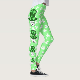 St. Patrick's paddenstoel Leggings