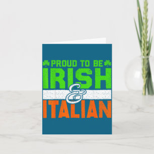 St. Patrick's Paddys Day Iers Italiaans Groen Sham Kaart