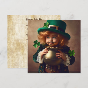 St Patrick's Party Ierse kinderpot van Gold Square Kaart