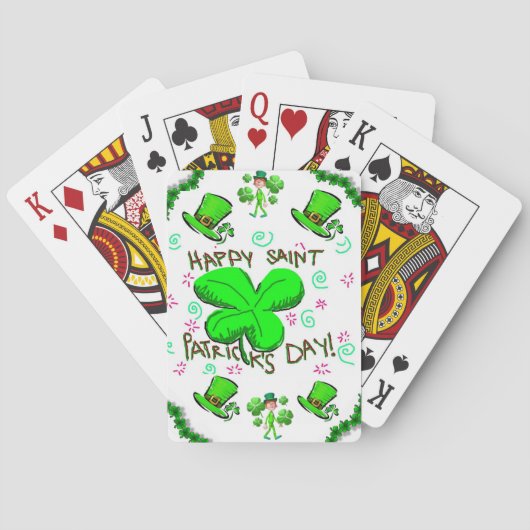 St. Patrick's Plays Card Deck Speelkaarten (Achterkant)