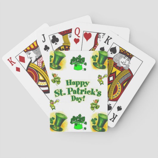 St. Patrick's Plays Card Deck Speelkaarten (Achterkant)