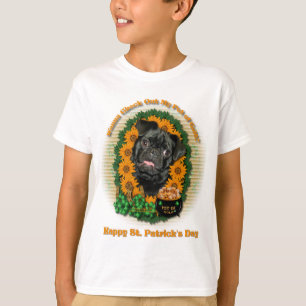 St Patricks - Pot of Gold - Pug - Ruffy T-shirt