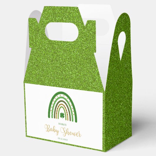 St. Patrick's Rainbow Irish Baby shower Bedankdoosjes (Geopend)