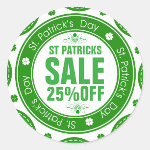  St Patrick's Sale Sticker