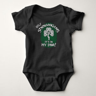 St Patricks Shenanigans het zit in mijn DNA Zwart- Romper