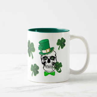 St. Patrick's Skull Mug