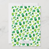 St. Patrick's Thème Anniversaire Invitations (Dos)